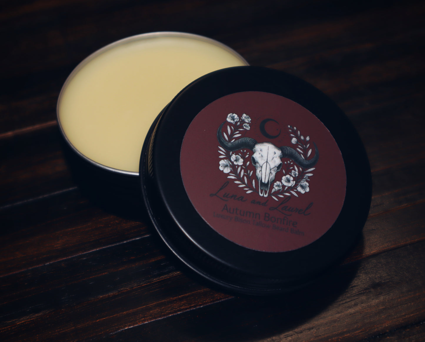 Luna and Laurel Luxury Bison Tallow Beard Balm - Autumn Bonfire Edition