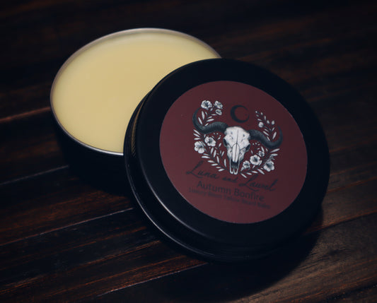 Luna and Laurel Luxury Bison Tallow Beard Balm - Autumn Bonfire Edition